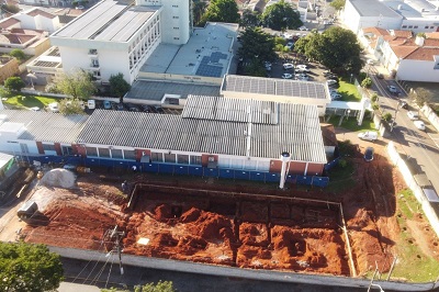 Construção do Complexo da Saúde segue em andamento
