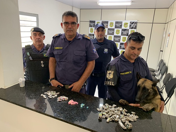 Hunter sai para treinar e acha carga de drogas no São Judas