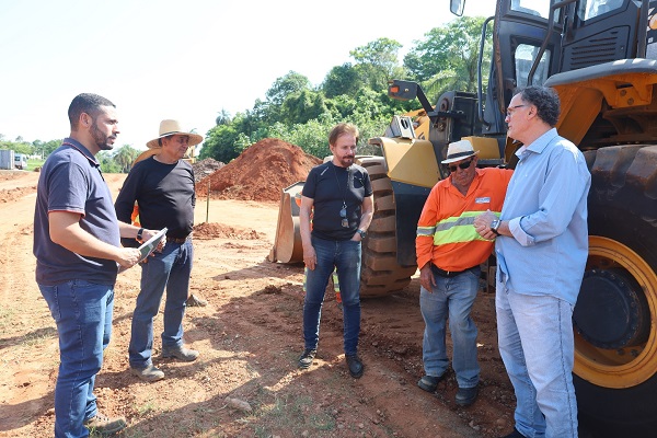 Bellini acompanha início da duplicação da Avenida David Moro