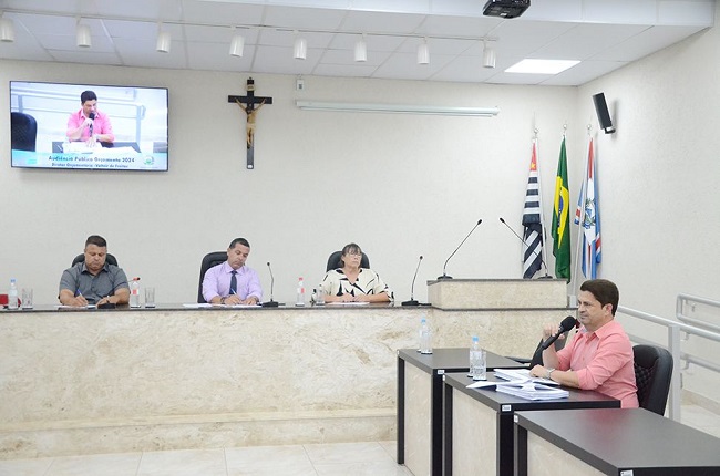 Orçamento 2024 passa por audiência na Câmara Municipal
