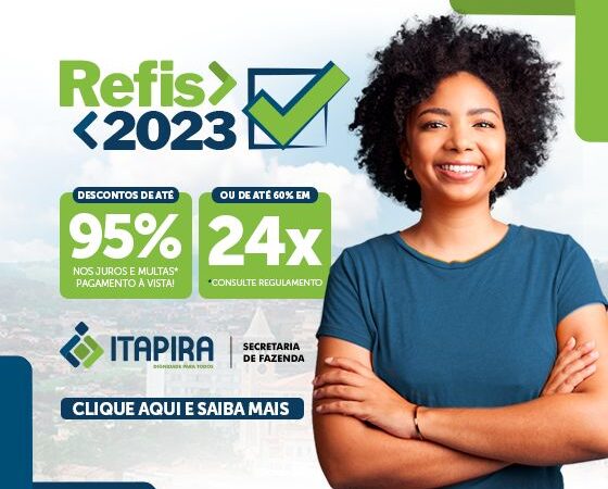 Refis 2023 – Prefeitura de Itapira