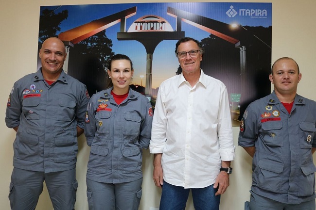 Corpo de Bombeiros apresenta balanço de atuação para o prefeito