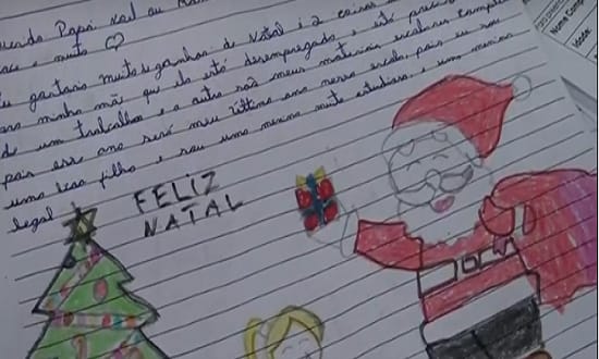 É baixa a adesão na adoção de cartas de Natal dos Correios