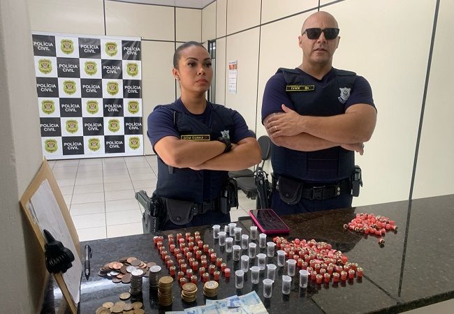 GM apreende grande quantidade de drogas no condomínio São Judas