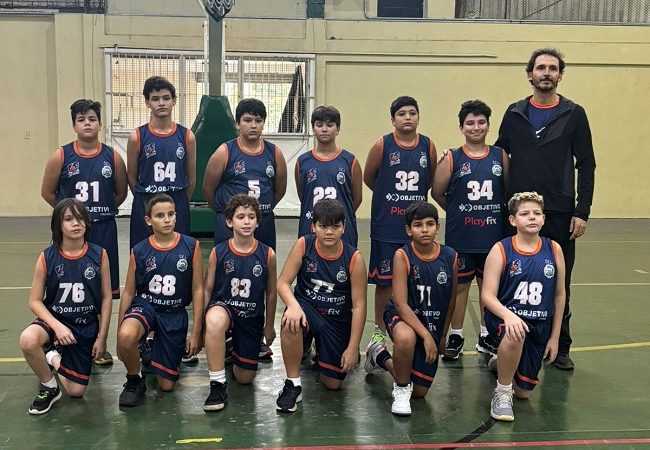Sub 12 de basquete faz primeiro jogo na Liga