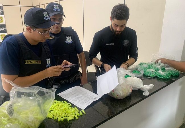 Mega operação apreende muita droga em duas residências  
