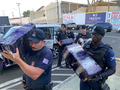 Guarda Municipal apreende quase 150 quilos de maconha