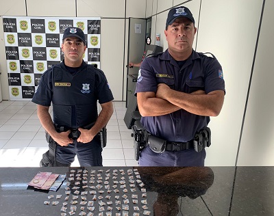 Tráfico de 124 pedras de crack termina com um detido