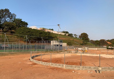 Obras do Complexo Esportivo Areninha já ultrapassam 50%