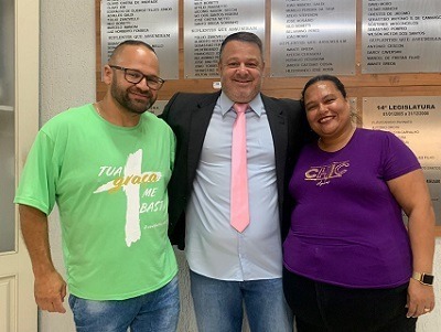 Casal itapirense: ela é vereadora em Jacutinga e ele acaba de ser eleito