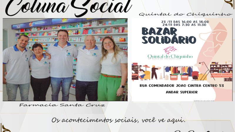 Coluna Social, por Rita Castellani