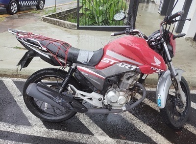 Moto furtada usada no famigerado ‘Rolezinho de Natal’ é recuperada