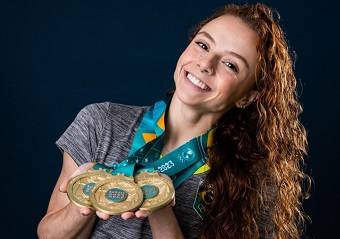 Ginasta tri-campeã pan-americana ‘desembarca’ em Itapira amanhã