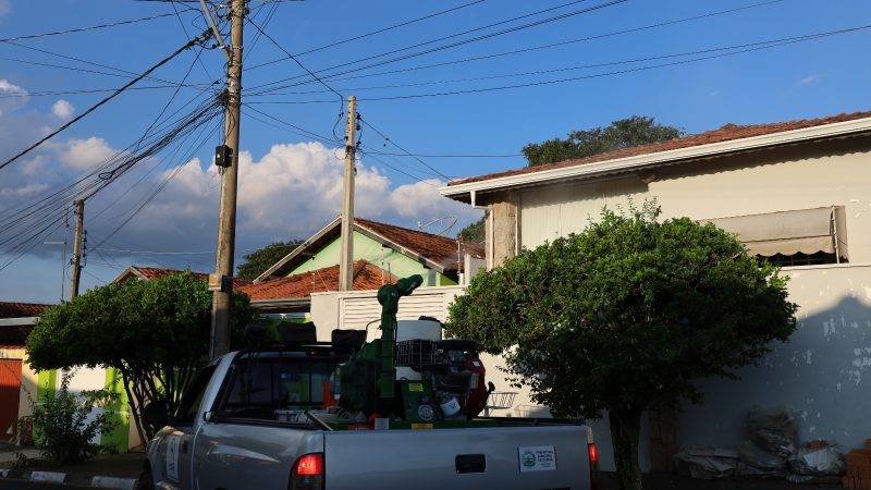 Nebulização contra a dengue chega aos bairros Nova Itapira e Santa Fé