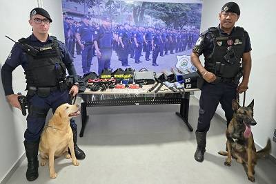 Guarda Municipal adquire novos equipamentos para o treinamento de cães do Canil
