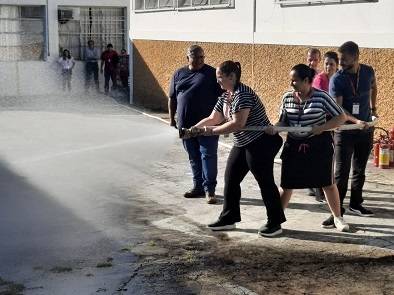 Prefeitura ministra treinamento para Brigada de Emergência da Fatec