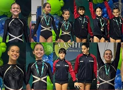 Ginastas itapirenses brilham na Copa Yashi e conquistam várias medalhas