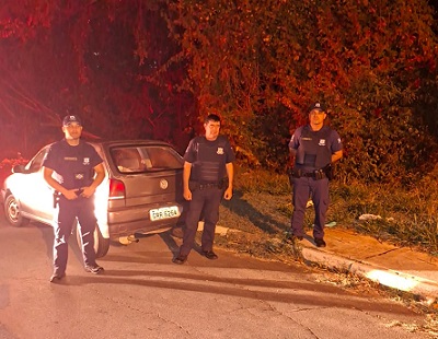 Veículo furtado no Nova Itapira é recuperado pela Guarda Municipal