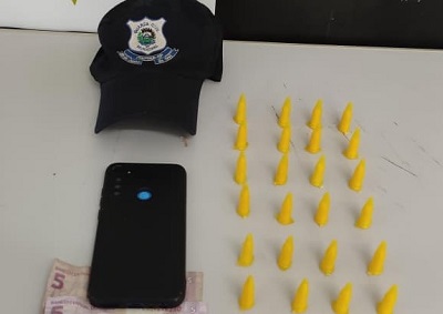 Guarda Municipal prende homem por tráfico no Achiles Galdi