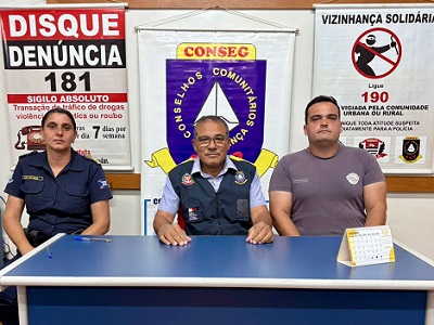 Reunião do Conseg abordou segurança, sinalização viária e perturbação de sossego