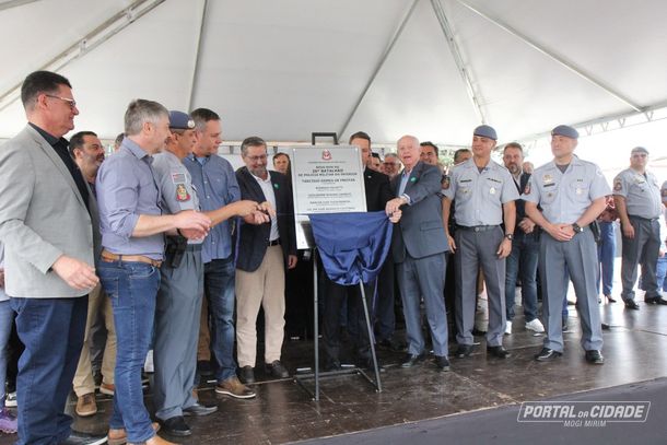 Com presenças de Munhoz e Derrite, PM inaugura nova sede do 26º Batalhão   