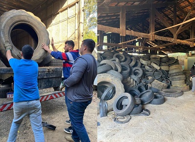 Coleta de pneus no Ecoponto Municipal soma mais de 21 toneladas