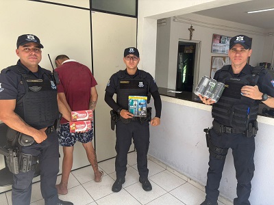 Acusado de furtar lojas no Centro é preso pela GM