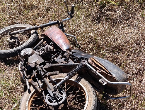 Guarda Municipal encontra no Barão moto ‘no bico do corvo’