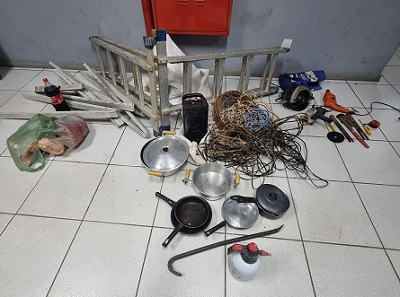 Guarda Municipal recupera materiais furtados no Machadinho