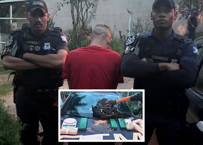 Ação conjunta entre GM e PM prende 2 e apreende 4 kg de maconha da ‘Bin Laden’