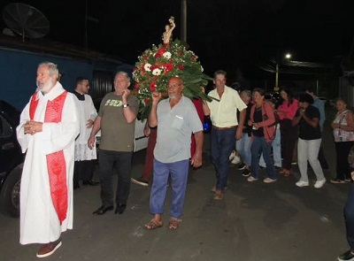 Procissão e missa encerram Festa de São Sebastião no Jd. Itamaracá