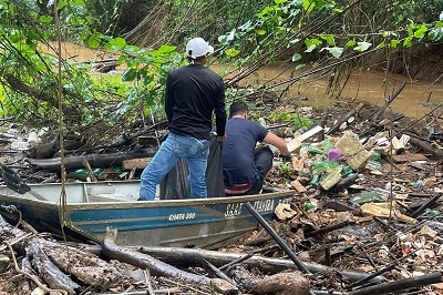 Ribeirão da Penha virou lixão graças  à ação de gente ‘sem noção’