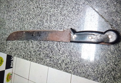 Mulher é agredida e ameaçada com facão pelo marido no Machadinho
