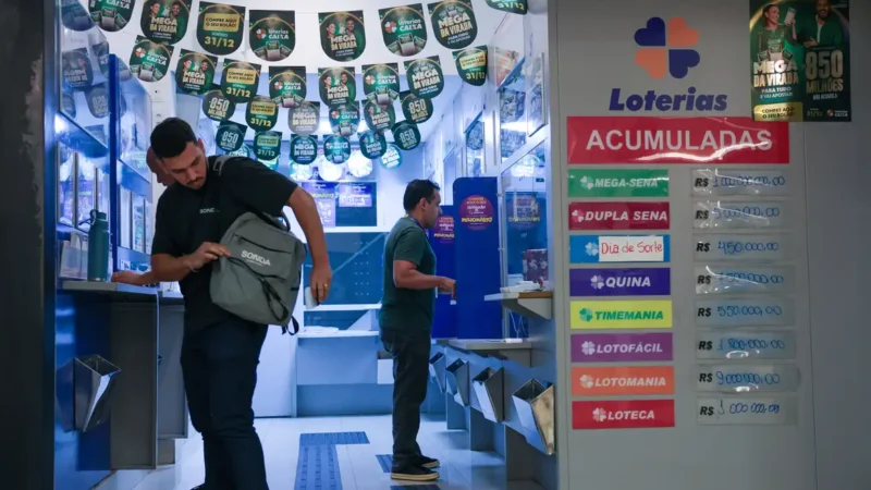 Mega-Sena acumula novamente e prêmio principal vai para R$ 105 milhões