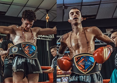 Equipe Alpha Muay Thai conquista dois cinturões em competição realizada em Socorro