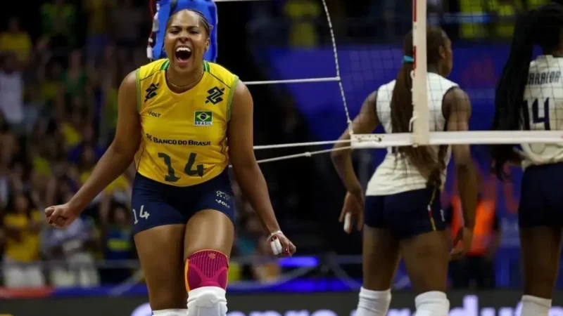 Brasil sofre, mas bate Itália por 3 sets a 2 na Liga das Nações