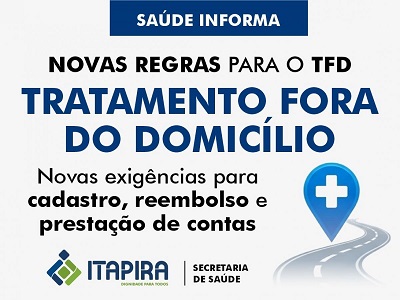Secretaria de Saúde orienta usuários sobre novas regras para o TFD